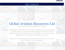 Tablet Screenshot of global-aviation-resources.com